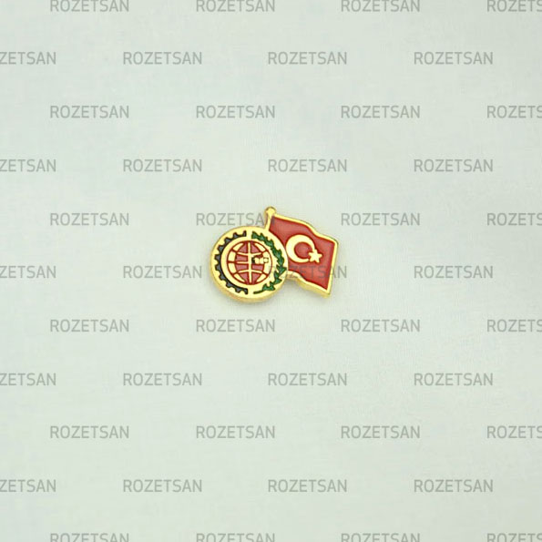 Flamalı Rozet DFR001