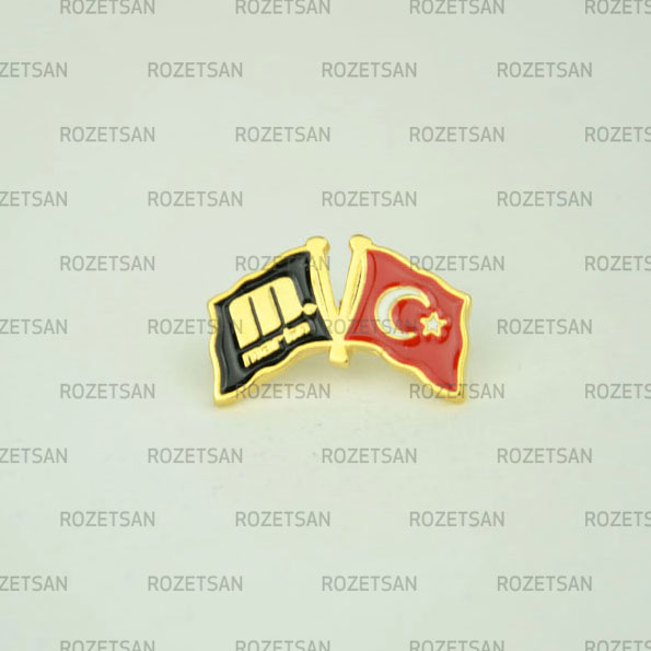 Flamalı Rozet DFR002