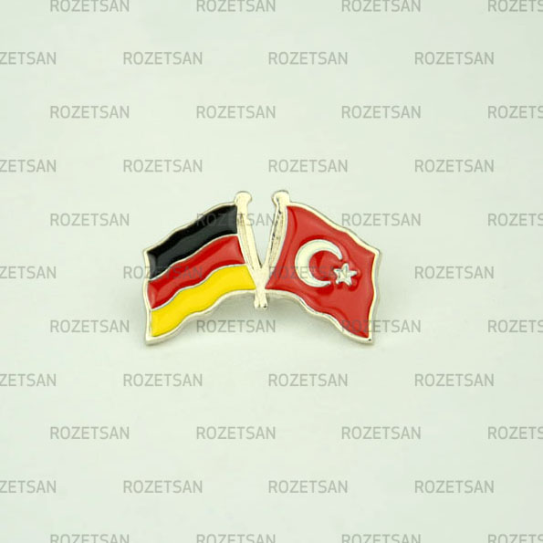 Flamalı Rozet DFR004
