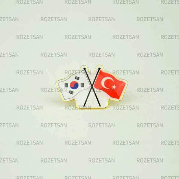 Flamalı Rozet DFR005