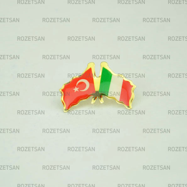 Flamalı Rozet DFR006