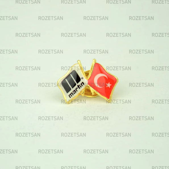 Flamalı Rozet DFR007