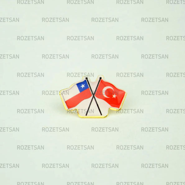 Flamalı Rozet DFR011