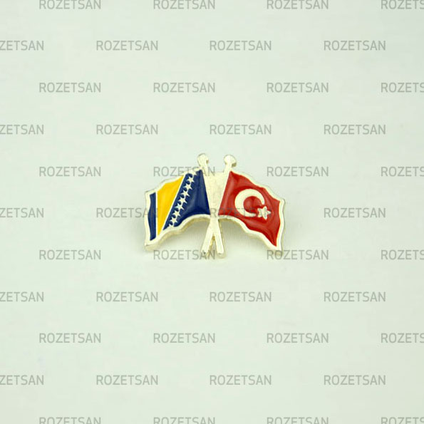 Flamalı Rozet DFR014