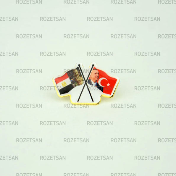 Flamalı Rozet DFR016