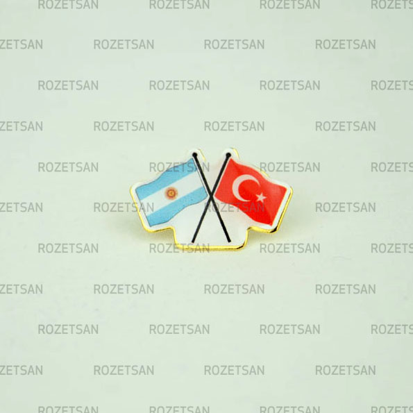 Flamalı Rozet DFR019
