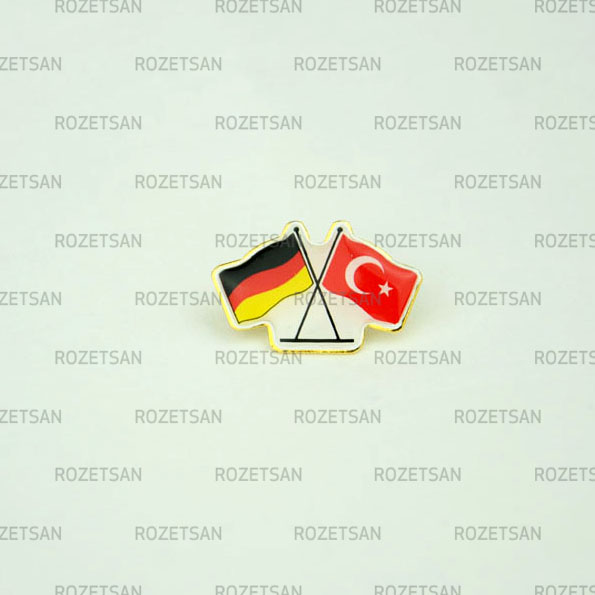 Flamalı Rozet DFR024