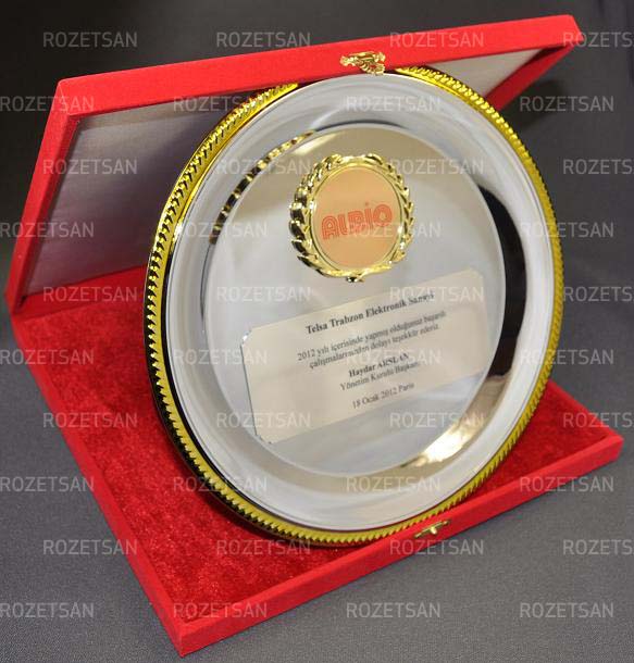 Gümüş Tabak Plaket M12R